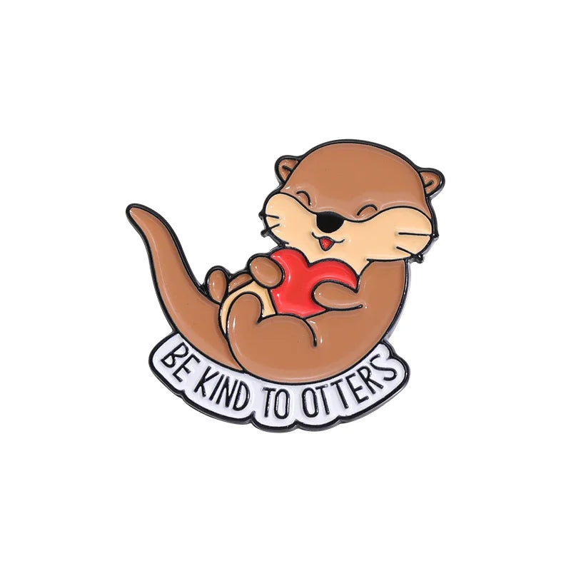 Wees Lief voor Otters Speldje