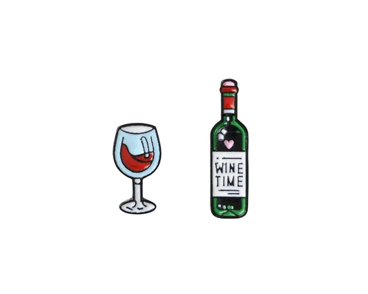 Wijntijd & Wijnglas Speld