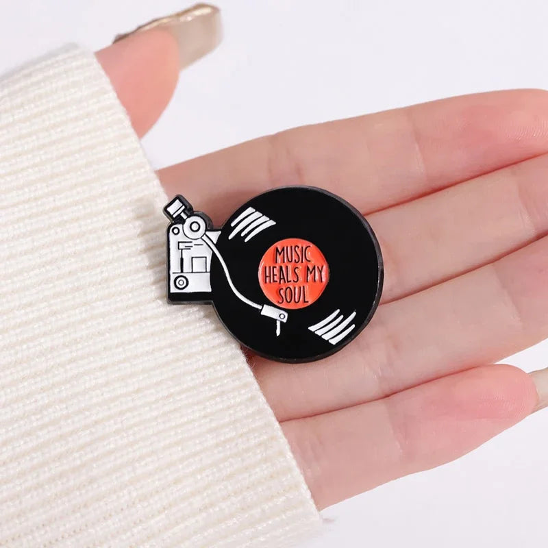 Muziek geneest mijn ziel Pin