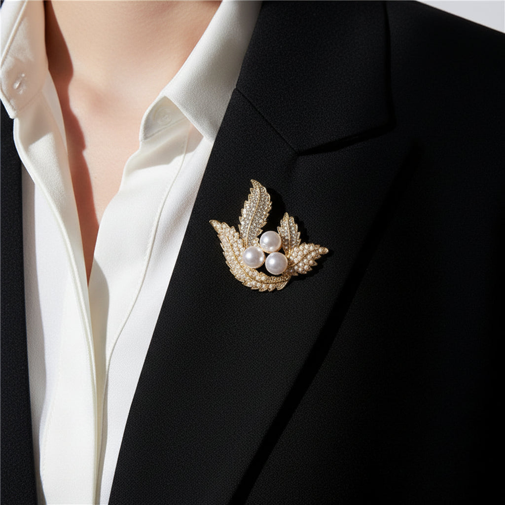 Retro Barok Edelsteen Broche