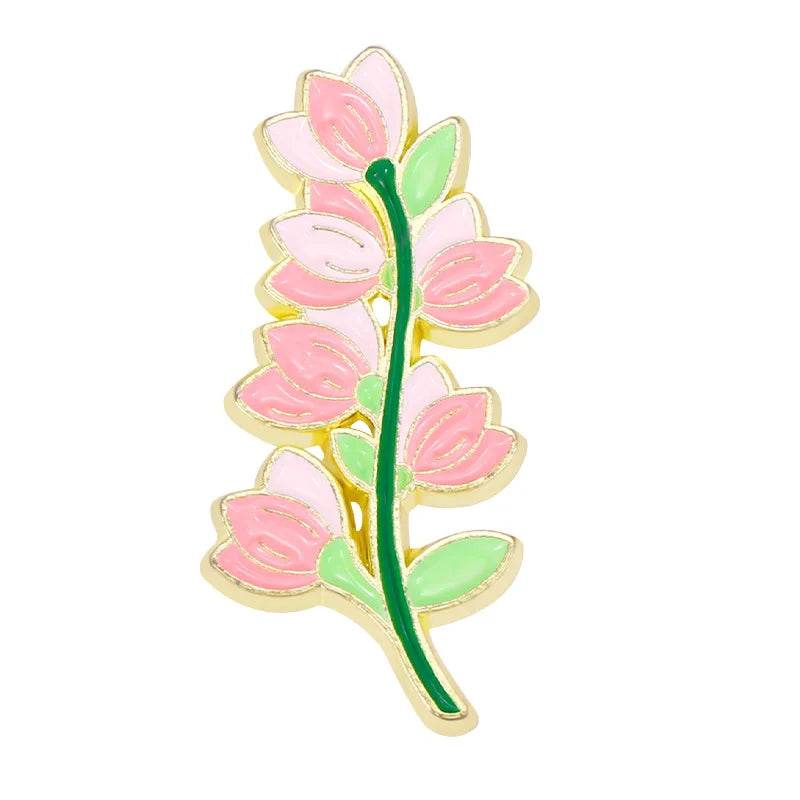 Botanische Bloemenpin