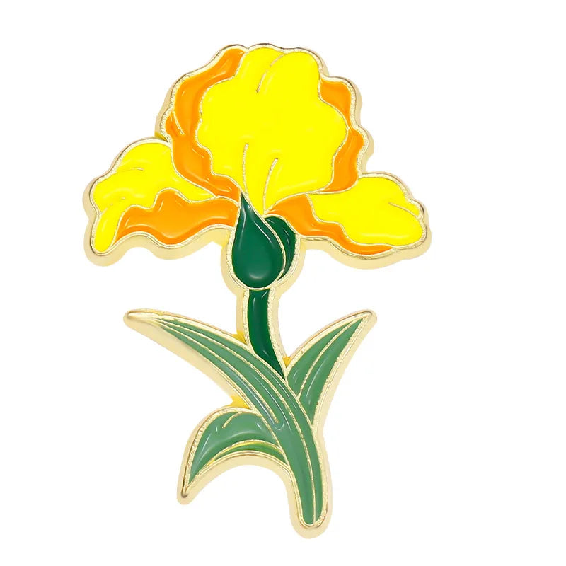 Botanische Bloemenpin