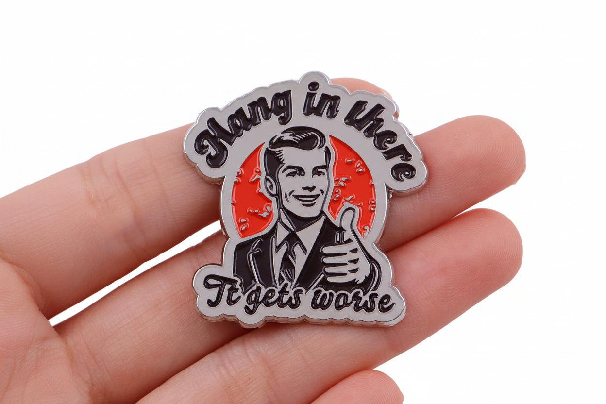 Sarcasme Broche "Hou Vol"