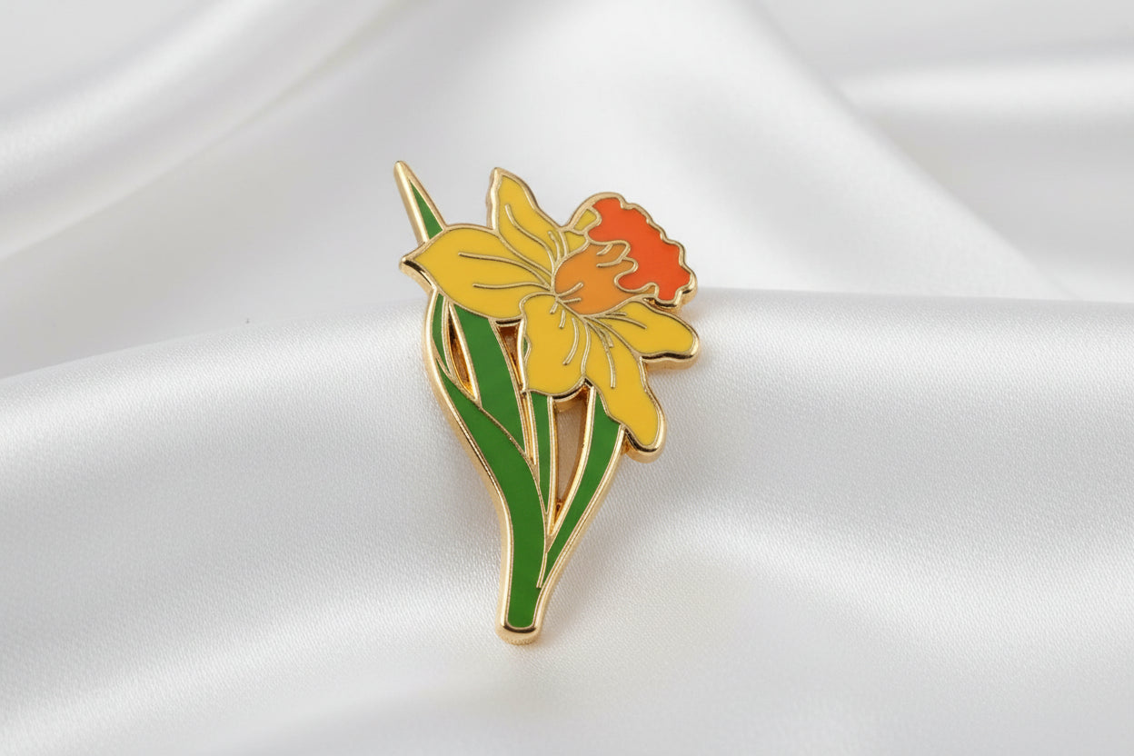 Gele narcisspeld