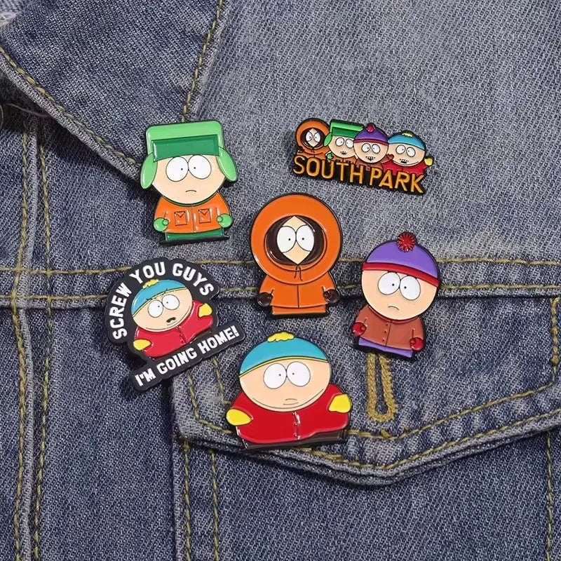 Leuke cartoonfiguur broche