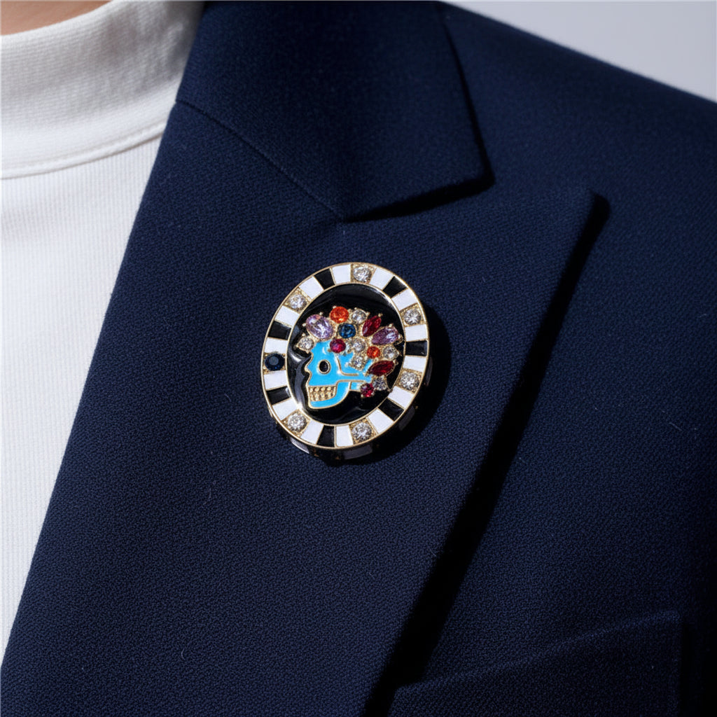 Retro Barok Edelsteen Broche