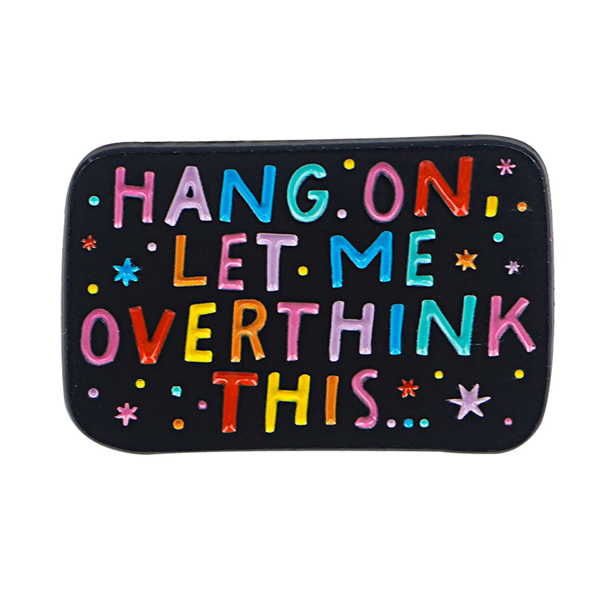 Regenboog Broche met Quote