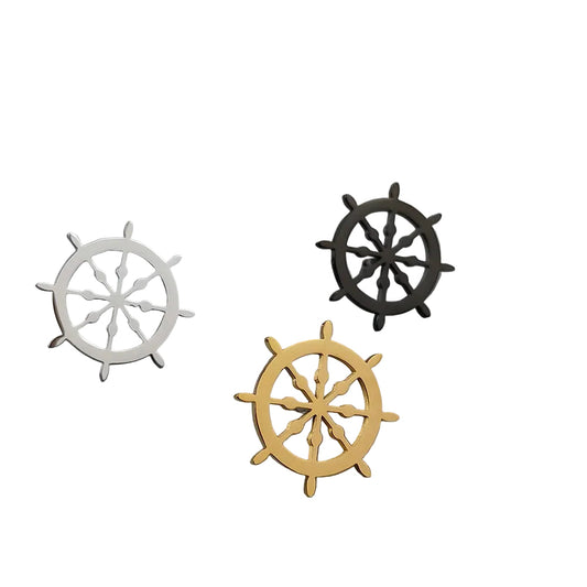 Vintage Scheepsroer Broche