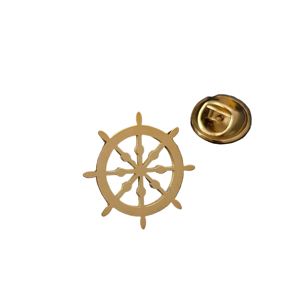 Vintage Scheepsroer Broche