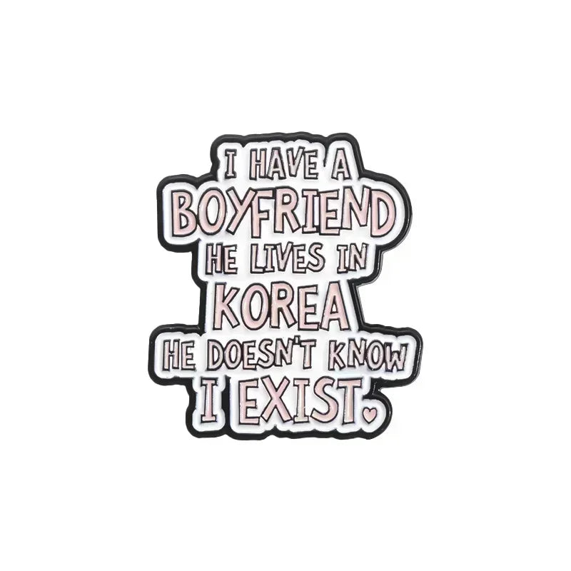Ik hou van K-Pop Speld – 5 Varianten