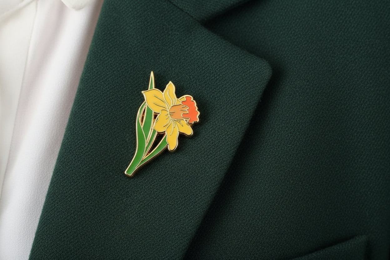 Gele narcisspeld