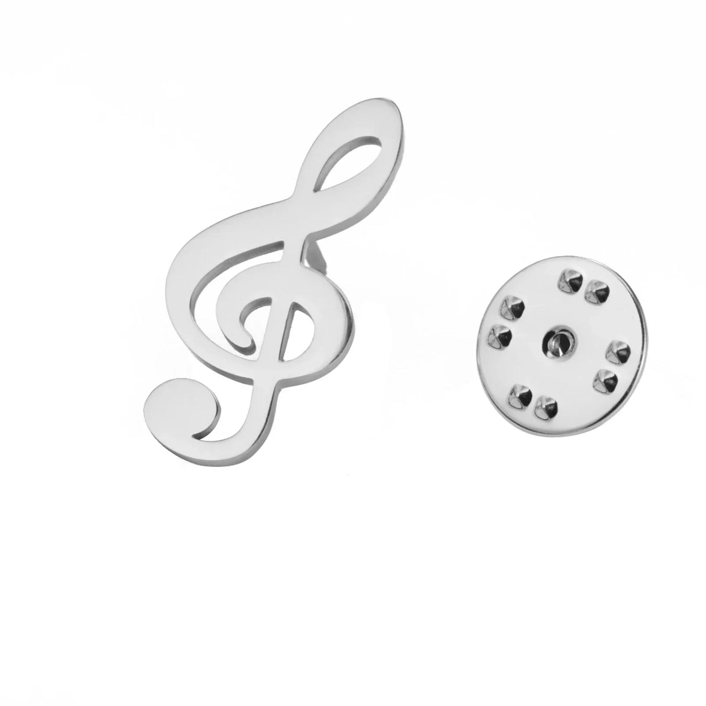 Gouden Muzieknoot Broche