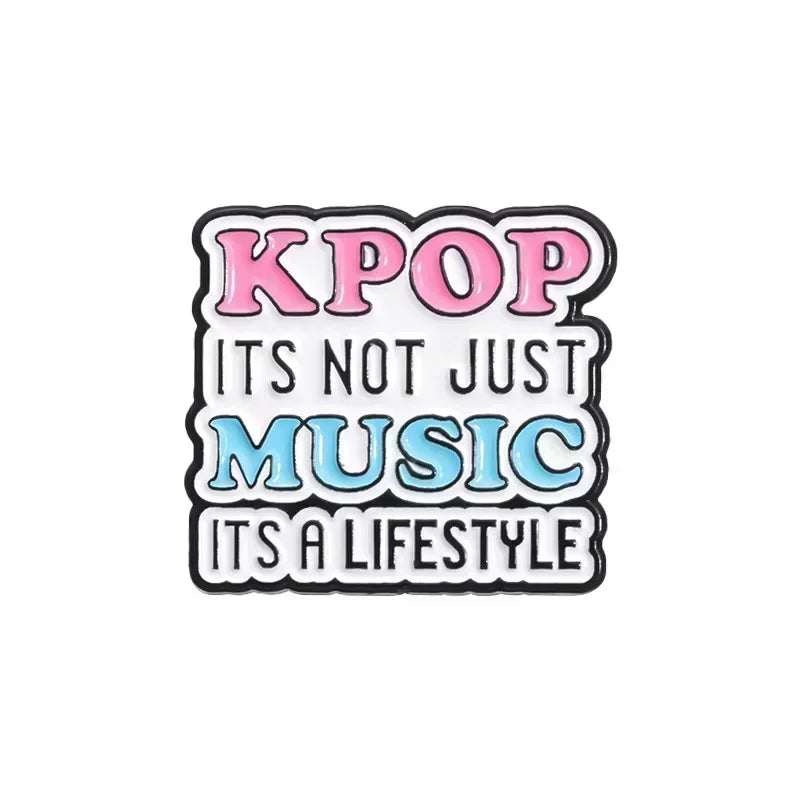 Ik hou van K-Pop Speld – 5 Varianten