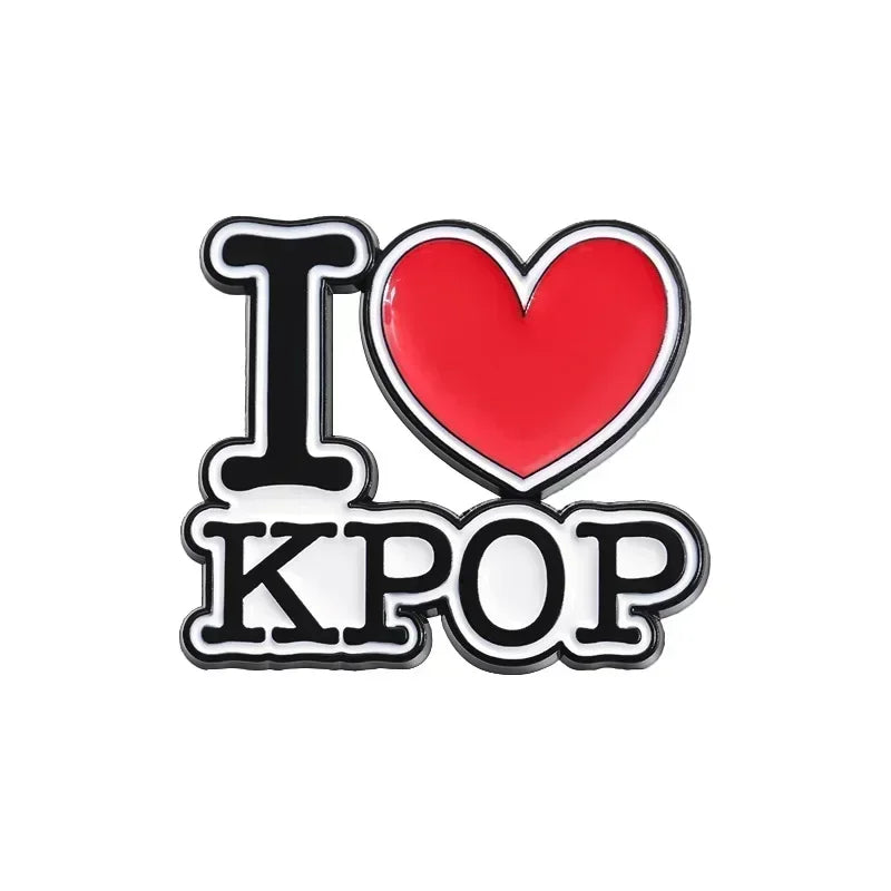 Ik hou van K-Pop Speld – 5 Varianten