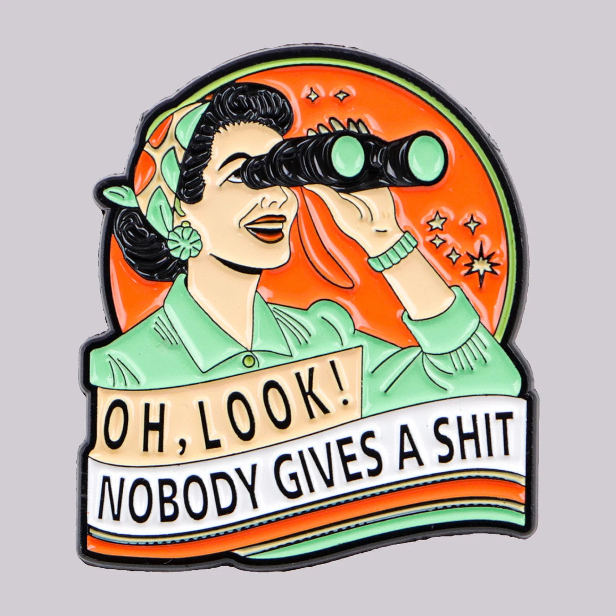 Sarcastische Quote Broche