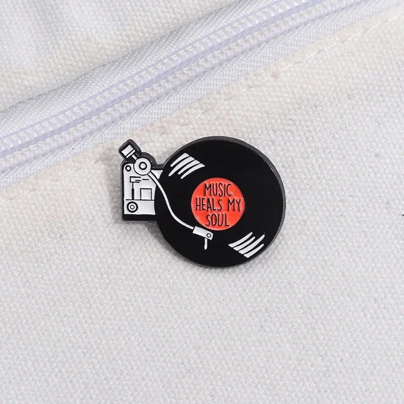 Muziek geneest mijn ziel Pin