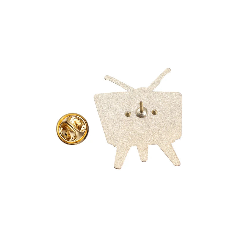 Retro Televisie Broche