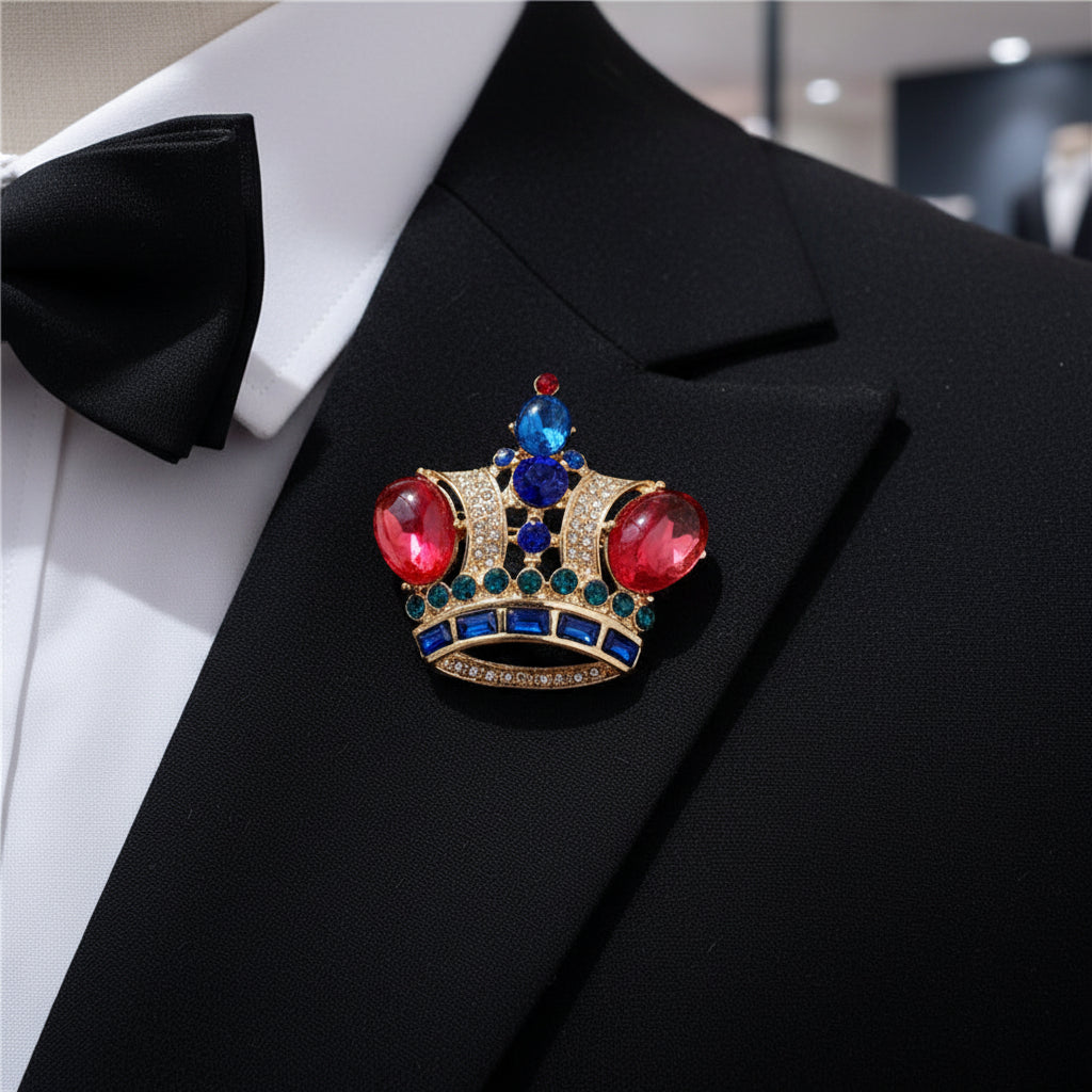 Retro Barok Edelsteen Broche