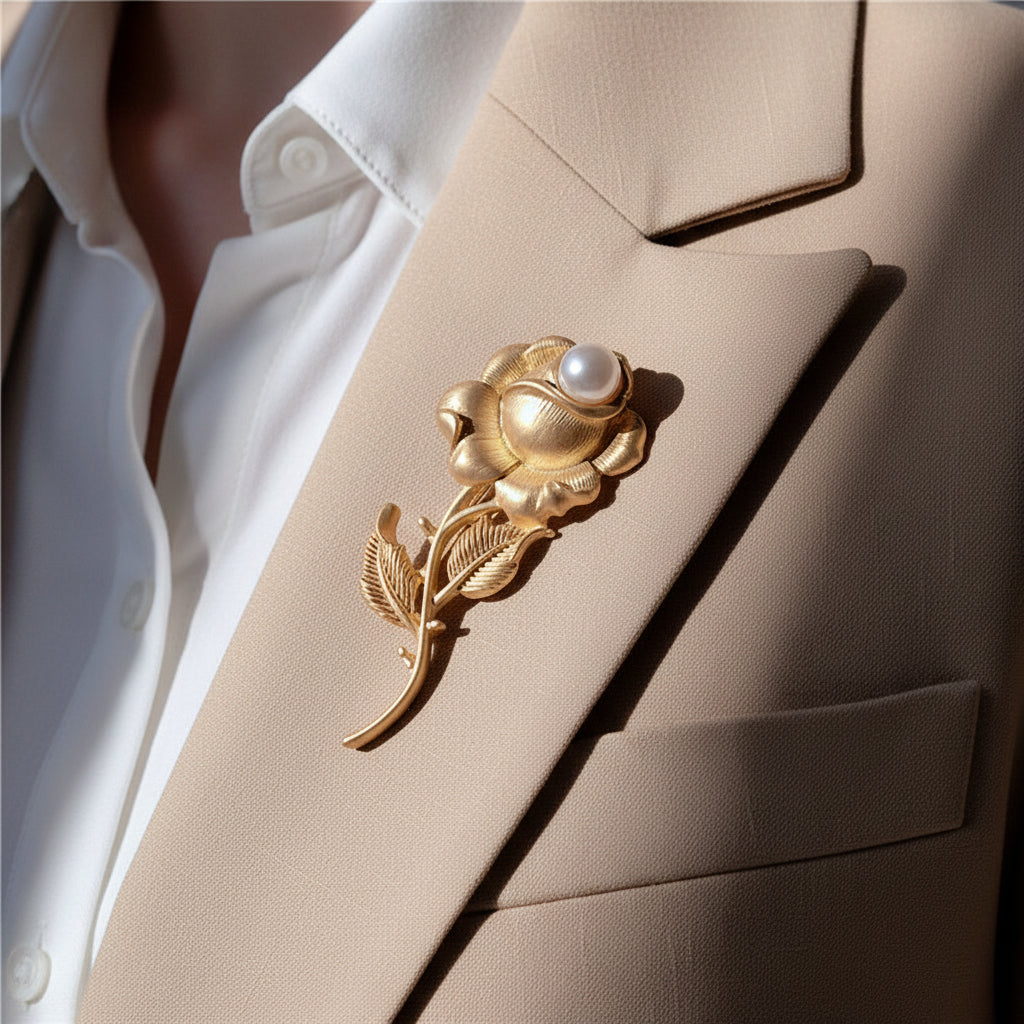 Retro Barok Edelsteen Broche