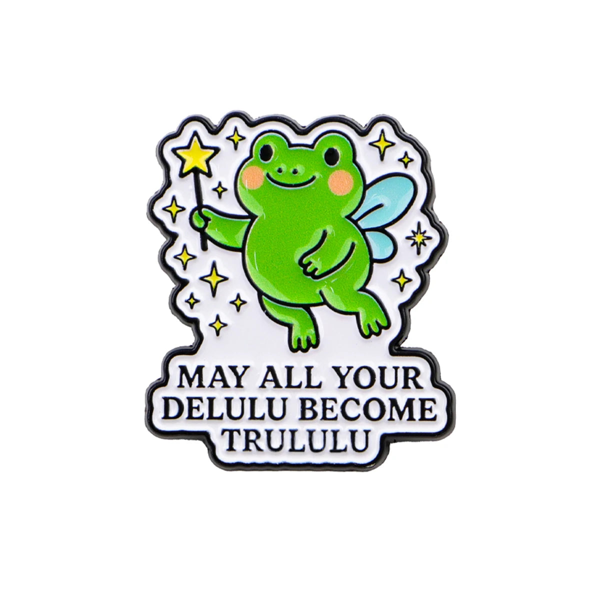 Delulu Frog Pin