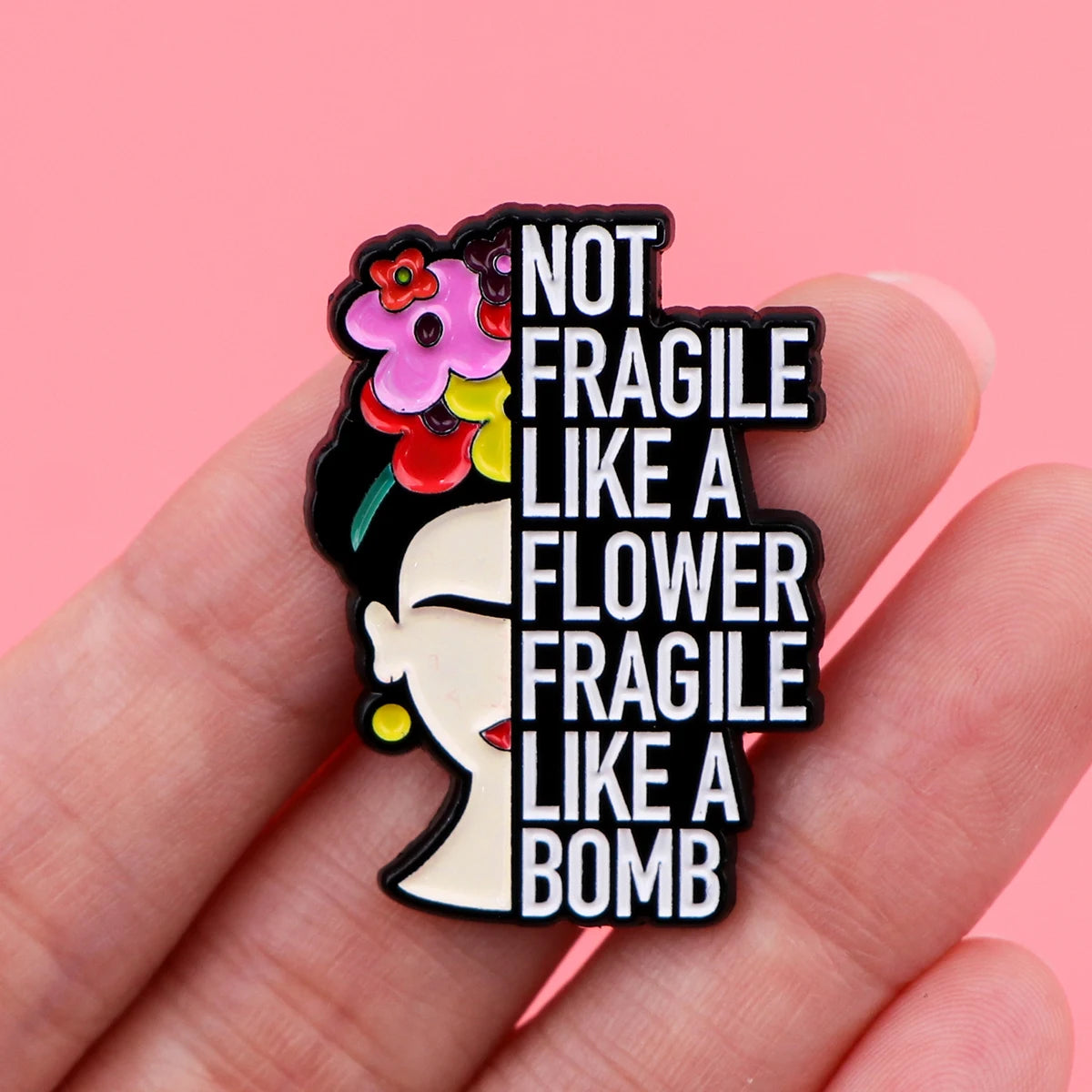 Bloemen & Citaat Speld