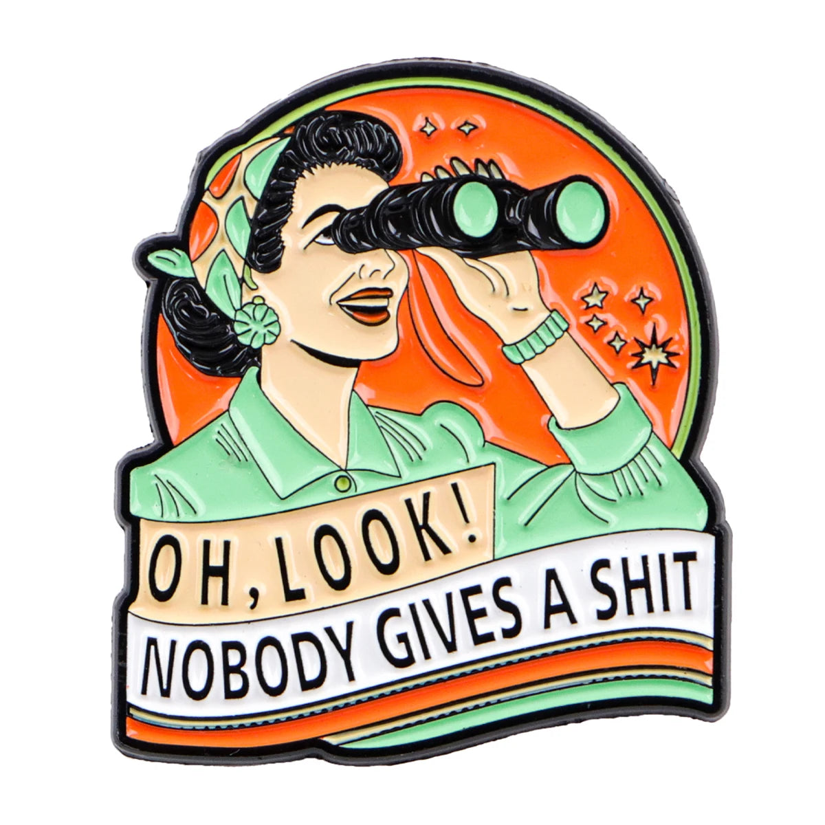Sarcastische Quote Broche