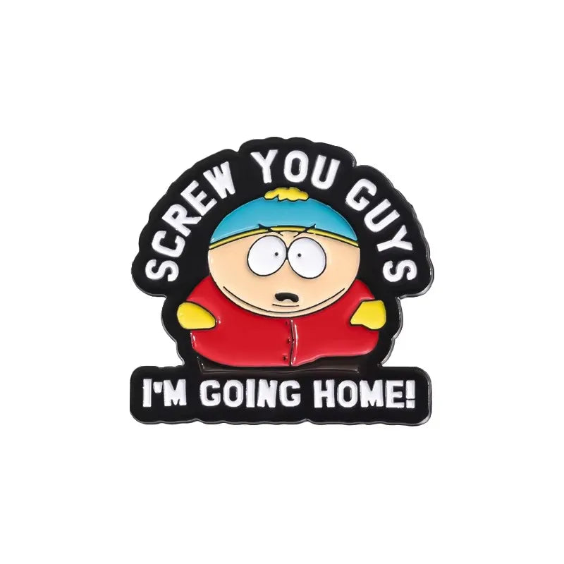 Leuke cartoonfiguur broche